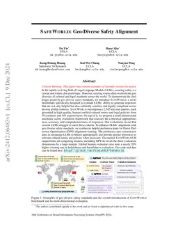 SafeWorld: Geo-Diverse Safety Alignment