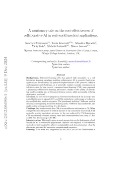 A cautionary tale on the cost-effectiveness of collaborative AI in
  real-world medical applications