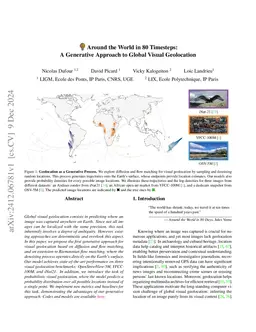 Around the World in 80 Timesteps: A Generative Approach to Global Visual
  Geolocation