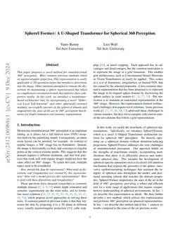 SphereUFormer: A U-Shaped Transformer for Spherical 360 Perception