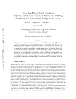 Toward AI-Driven Digital Organism: Multiscale Foundation Models for
  Predicting, Simulating and Programming Biology at All Levels