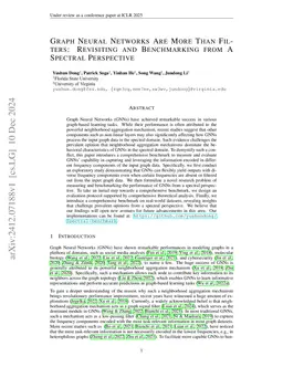 Graph Neural Networks Are More Than Filters: Revisiting and Benchmarking
  from A Spectral Perspective