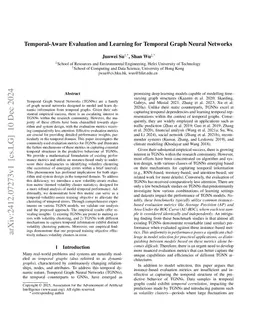 Temporal-Aware Evaluation and Learning for Temporal Graph Neural
  Networks