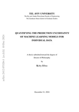 Quantifying the Prediction Uncertainty of Machine Learning Models for
  Individual Data