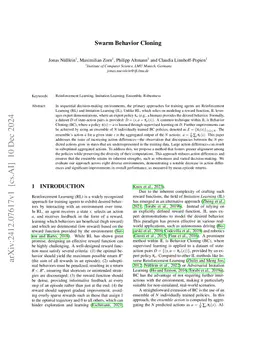 Swarm Behavior Cloning