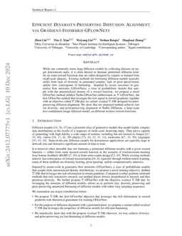 Efficient Diversity-Preserving Diffusion Alignment via Gradient-Informed GFlowNets