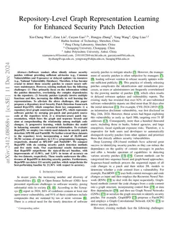 Repository-Level Graph Representation Learning for Enhanced Security
  Patch Detection