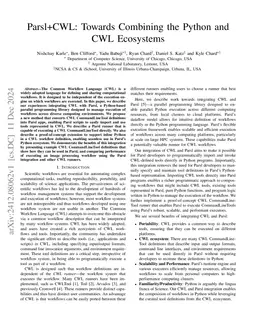 Parsl+CWL: Towards Combining the Python and CWL Ecosystems