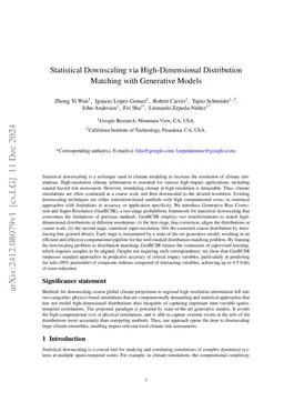 Regional climate risk assessment from climate models using probabilistic machine learning