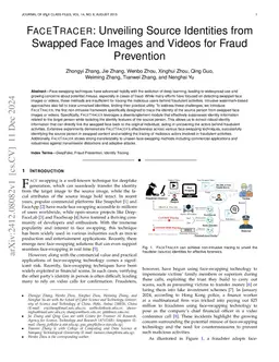 FaceTracer: Unveiling Source Identities from Swapped Face Images and Videos for Fraud Prevention