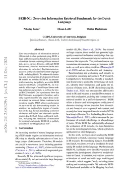 BEIR-NL: Zero-shot Information Retrieval Benchmark for the Dutch
  Language