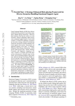SweetieChat: A Strategy-Enhanced Role-playing Framework for Diverse
  Scenarios Handling Emotional Support Agent
