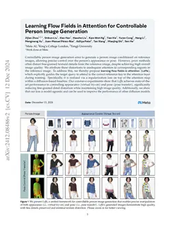 Learning Flow Fields in Attention for Controllable Person Image
  Generation