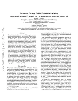 Structural Entropy Guided Probabilistic Coding