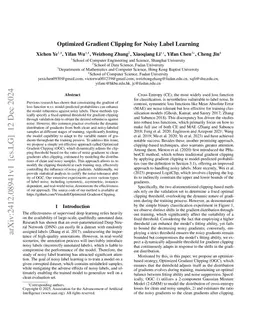 Optimized Gradient Clipping for Noisy Label Learning