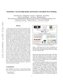 EmoDubber: Towards High Quality and Emotion Controllable Movie Dubbing