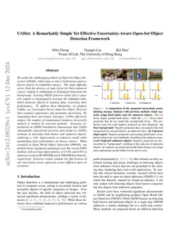 UADet: A Remarkably Simple Yet Effective Uncertainty-Aware Open-Set
  Object Detection Framework