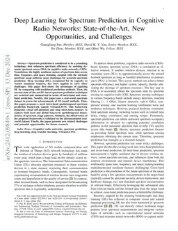 Deep Learning for Spectrum Prediction in Cognitive Radio Networks:
  State-of-the-Art, New Opportunities, and Challenges