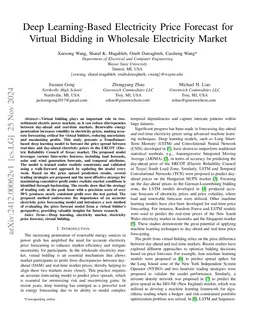Deep Learning-Based Electricity Price Forecast for Virtual Bidding in
  Wholesale Electricity Market