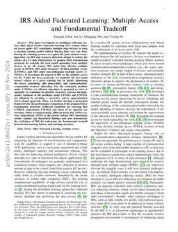 IRS Aided Federated Learning: Multiple Access and Fundamental Tradeoff