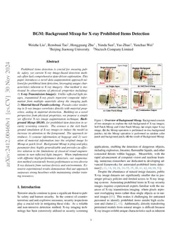 BGM: Background Mixup for X-ray Prohibited Items Detection