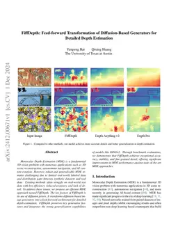 FiffDepth: Feed-forward Transformation of Diffusion-Based Generators for Detailed Depth Estimation