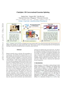 ChatSplat: 3D Conversational Gaussian Splatting