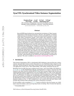 SyncVIS: Synchronized Video Instance Segmentation
