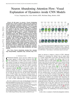 Neuron Abandoning Attention Flow: Visual Explanation of Dynamics inside
  CNN Models