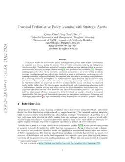 Practical Performative Policy Learning with Strategic Agents