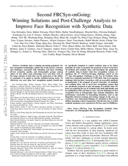 Second FRCSyn-onGoing: Winning Solutions and Post-Challenge Analysis to Improve Face Recognition with Synthetic Data