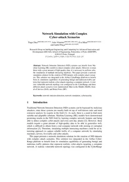 Network Simulation with Complex Cyber-attack Scenarios