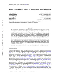 Kernel-Based Optimal Control: An Infinitesimal Generator Approach