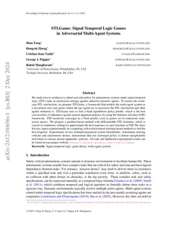 STLGame: Signal Temporal Logic Games in Adversarial Multi-Agent Systems