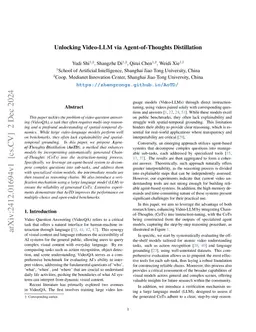 Enhancing Video-LLM Reasoning via Agent-of-Thoughts Distillation