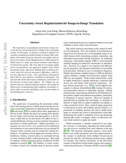 Uncertainty-Aware Regularization for Image-to-Image Translation