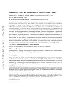 Towards Data-centric Machine Learning on Directed Graphs: a Survey