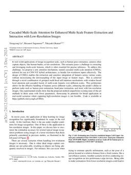 Cascaded Multi-Scale Attention for Enhanced Multi-Scale Feature Extraction and Interaction with Low-Resolution Images