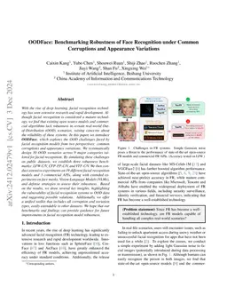 OODFace: Benchmarking Robustness of Face Recognition under Common Corruptions and Appearance Variations