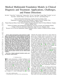 Medical Multimodal Foundation Models in Clinical Diagnosis and
  Treatment: Applications, Challenges, and Future Directions