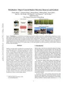 MetaShadow: Object-Centered Shadow Detection, Removal, and Synthesis