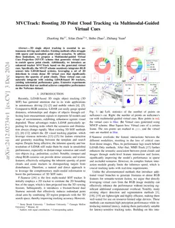MVCTrack: Boosting 3D Point Cloud Tracking via Multimodal-Guided Virtual Cues