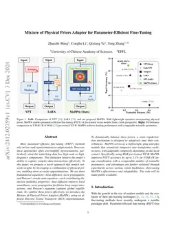 Mixture of Physical Priors Adapter for Parameter-Efficient Fine-Tuning