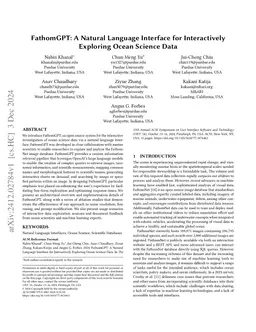 FathomGPT: A Natural Language Interface for Interactively Exploring
  Ocean Science Data