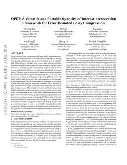QPET: A Versatile and Portable Quantity-of-Interest-preservation
  Framework for Error-Bounded Lossy Compression