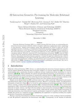 3D Interaction Geometric Pre-training for Molecular Relational Learning