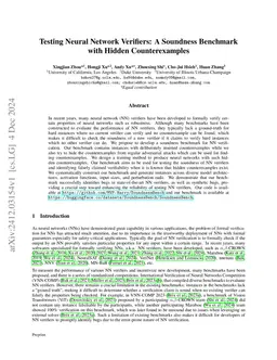 SoundnessBench: A Soundness Benchmark for Neural Network Verifiers