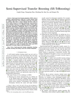 Semi-Supervised Transfer Boosting (SS-TrBoosting)