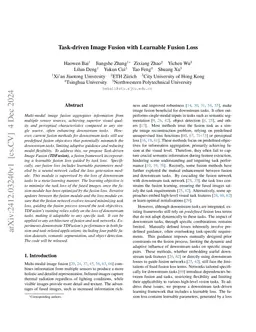 Task-driven Image Fusion with Learnable Fusion Loss
