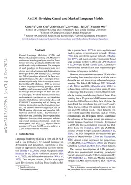 AntLM: Bridging Causal and Masked Language Models